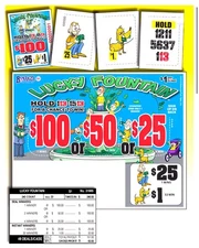 Pull Tab Ticket - Hard Card Tickets - Game - Lucky Fountain