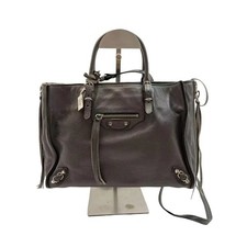 H2  balenciaga Class City midium cowhide blac...