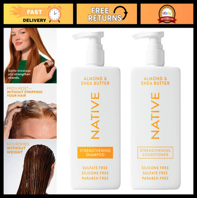 Naturally Derived Shampoo & Conditioner Set for All Hair Types - Sulfate & Dye F