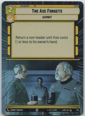 The Axe Forgets (Hyperspace Foil) Foil Common A Lawless Time 748 NM