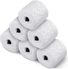 Plaster Gauze Bandages - 6 Rolls for DIY Crafts, 2"x106" each