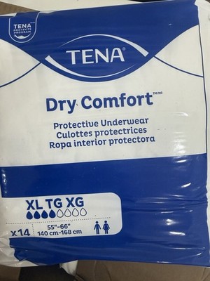 Tena Dry Comfort Protective Underwear Size XL. 55 -66 