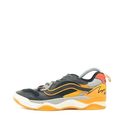 VANS Damen Brux WC Sneaker Orange Gelb Schwarz Gepolstert Strapazierfähig EU 38