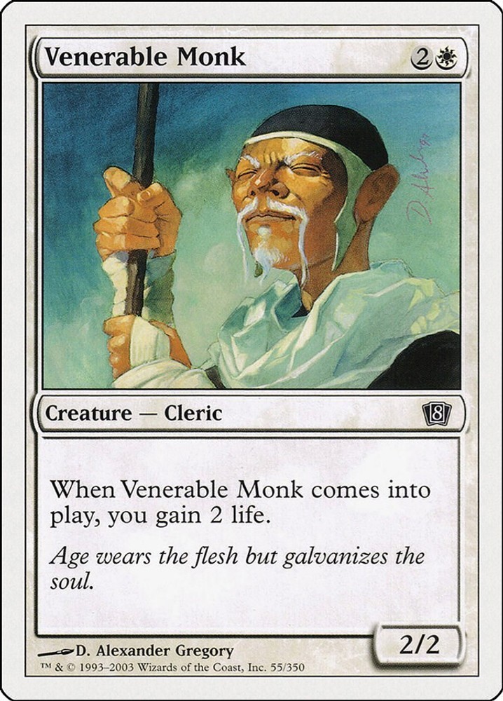 Venerable Monk - NM - 8th Edition-55