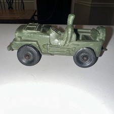 TIM-MEE Toys Army Jeep Vintage 1960s Plastic Made in U.S.A.