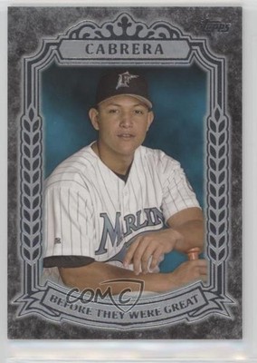 2014 Topps Before They Were Great Miguel Cabrera #BG-29 2vk