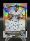 2025 Bowman JAC CAGLIANONE Chrome Prospect Refractor Auto /499 - KC Royals