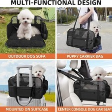 PORTE VOYAGE MULTIFONCTIONNEL POUR PETIT CHIEN (NEUF)