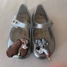 Girls Mini Melissa Disney Lady and The Tramp Shoes Size 6
