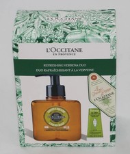 L'Occitane Refreshing Verbena Duo 2PC Gift Set Cleanse and Moisturize Hands NEW