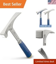 22 oz Bricklayer's Hammer with Shock Reduction Grip - Made in USA
