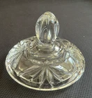 ​Vintage Anchor Hocking EAPG Early American Prescut Sugar Bowl Lid 3.5" Diameter