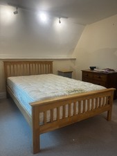 Wooden Small Double 4FT Bed Frame John Lewis with Mattress