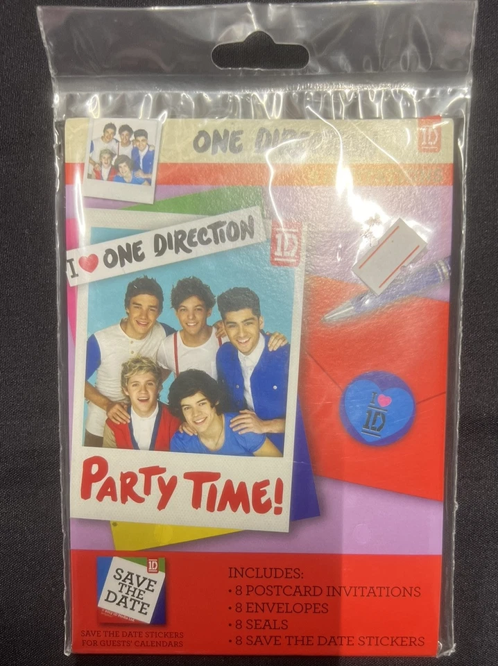 Raro One Direction Cumpleaños Fiesta Suministros Paquete Banda Música Tema Niño Banda LEER Foto 4 de 4