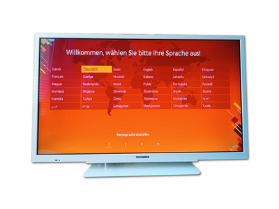 TELEFUNKEN - XF32G111-W | LED FULL-HD TV | 32 ZOLL | 16:9 | WEIß | WIE NEU + OVP