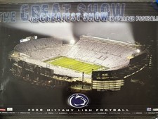 Framed Beaver Stadium Poster