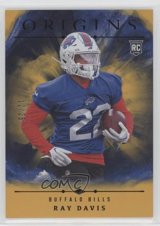 2024 Panini Origins Rookies Holo Gold /25 Ray Davis #131 Rookie RC