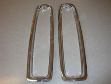 Nos Pair Cadillac Fleetwood Deville Rwd Tail Lamp Light Bezel 1980 - 89 1617296 Nos Pair Cadillac Fleetwood Deville Rwd Tail Lamp Light Bezel 1980 - 89 1617296