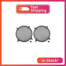 DGBRSM 2pcs 10 Inch Speaker Grille Cover ABS Mesh with Mounting Screws Plastic M