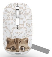INCA Maus IWM-242K Wireless Katzenmotiv 1.600 dpi ~D~