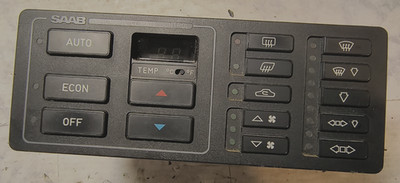 1995 96 97 98 Saab 9000 Auto Heater AC Climate HVAC Control Panel OEM 4383790