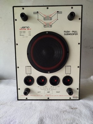 Jamo System SW 2 Passiver Push-Pull Subwoofer - 140W 8 Ohm - Made in Denmark