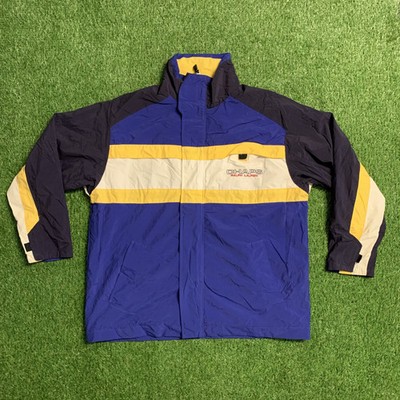 Vintage Chaps Ralph Lauren Jacke Herren Gr. L Sailing Windbreaker Colorblock
