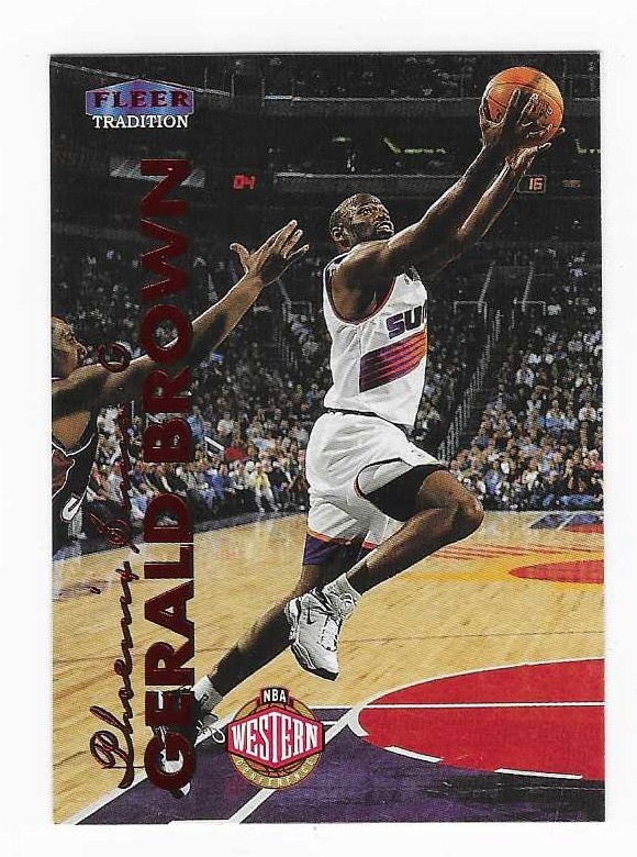 1999-00 Fleer Tradition Gerald Brown Phoenix Suns Basketball Card #55