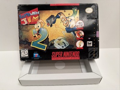 Earthworm Jim 2 Box Only (Super Nintendo SNES)  Authentic