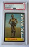C-3PO 1977 Star Wars Wonder Bread trading card #7 PSA 7 rook