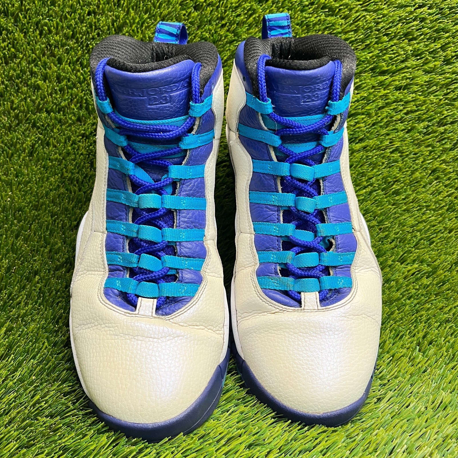 Nike Air Jordan 10 Retro Charlotte Mens Size 12 White Basketball Shoes Sneakers thumbnail 6