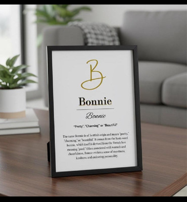 Personalisierter Druck mit Namen Bedeutung - individuelles Kunstwerk Herkunft