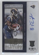 2013 Panini Contenders Playoff Ticket 38/99 Benny Cunningham #108 Auto t0u