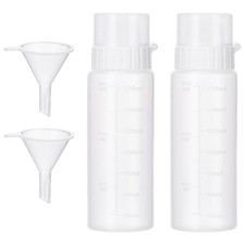 Plastic Squeeze Bottles, 2 Pack Porous Condiment Squeeze Bottles for Sauces, ...