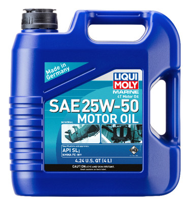 LIQUI MOLY 22510 Marine 4T Motor Oil SAE 25W-50