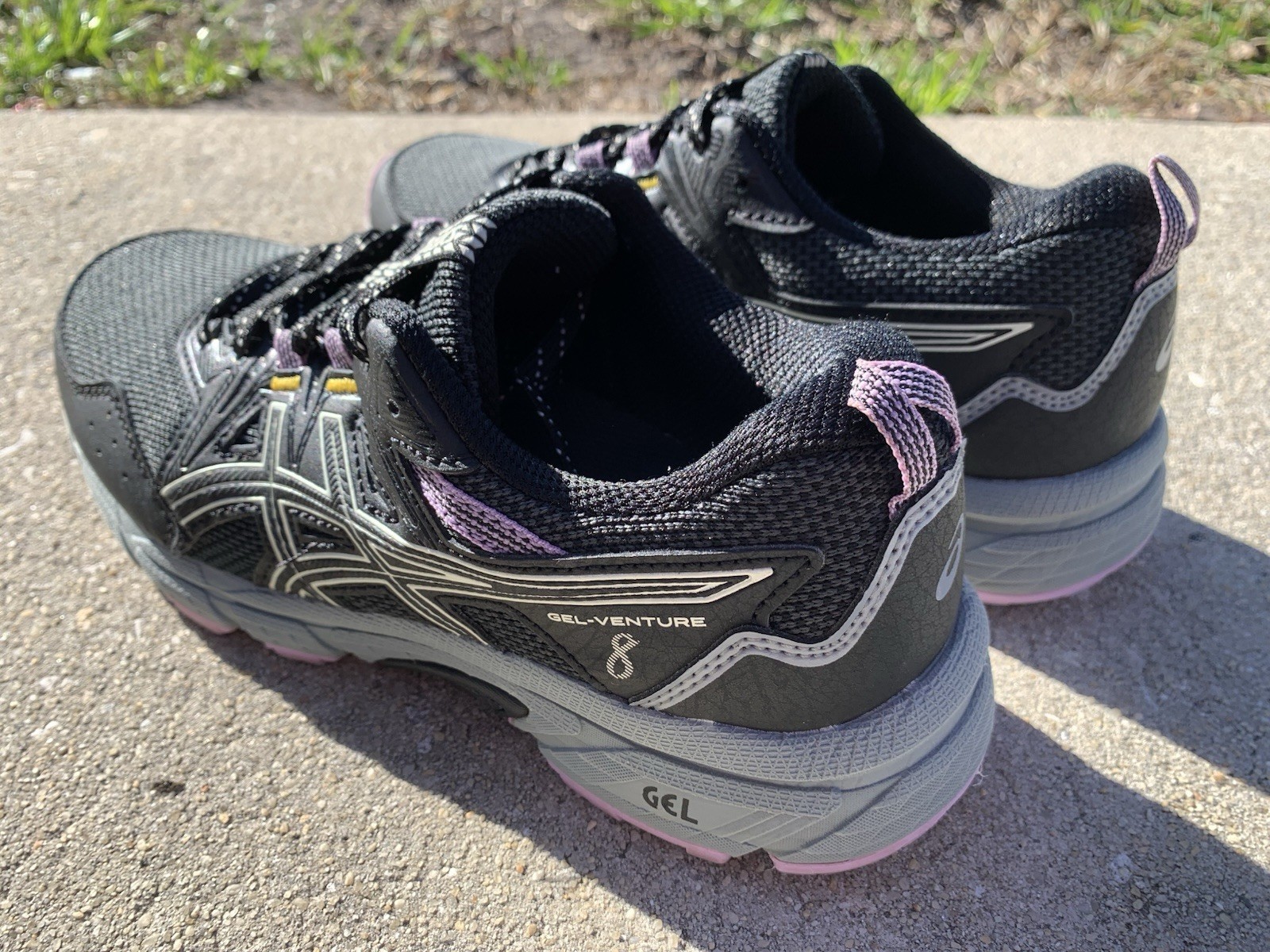 Size 8 Wide - Asics Gel-Venture 8 Black/Ivory  Womens Tennis Shoes Sneakers thumbnail 7