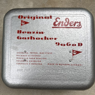 #ad 1960#x27;s ENDERS 9060 D Stove Germany Pressure Portable Cooker Military INCREDIBLE $299.99