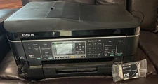 Epson WorkForce 645 All-In-One Inkjet Printer UNTESTED SEEMS TO WORK NEED INK