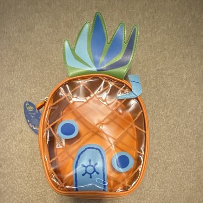wet n wild SpongeBob SquarePants Pineapple Plastic Zip Makeup Bag Orange