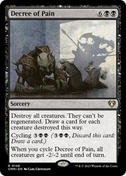 Decree of Pain Commander Masters #148 Rare