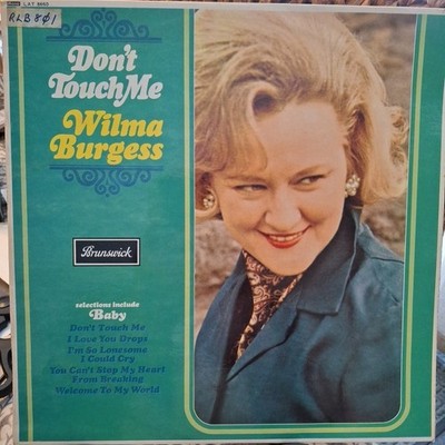WILMA BURGESS ''DON'T TOUCH ME'' VINYL LP 1966 V G+