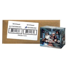 2025 Topps Chrome NFL Jumbo Case (8 Box Case)  - Ebay Live Rip