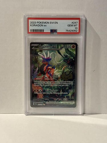 Koraidon ex graded PSA 10 for sale on eBay