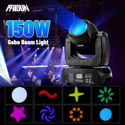 PAIDUN 150W LED Gobo Moving Head Light DMX512 DJ Disco Bar Party Stage Lighting