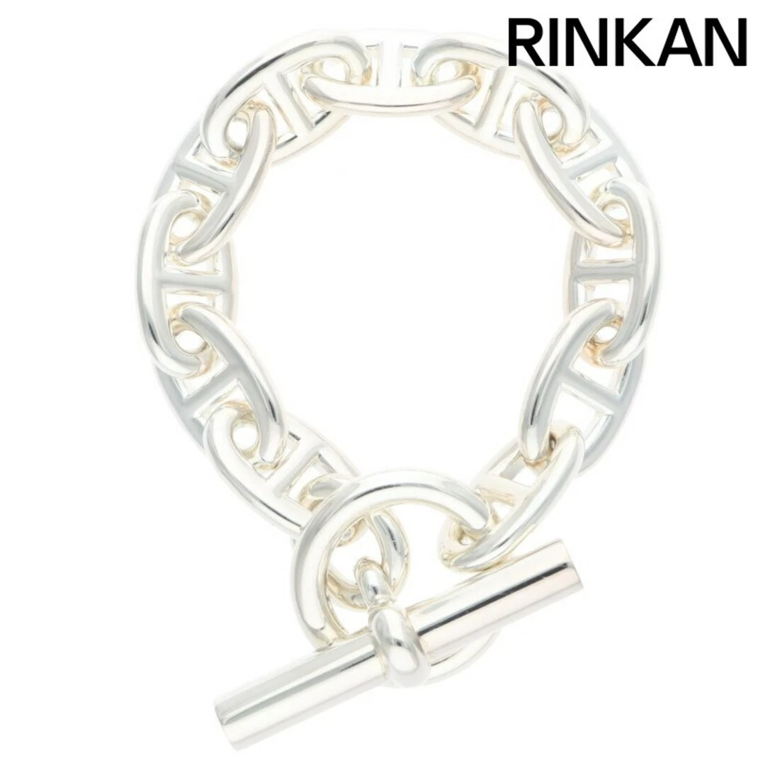 HERMÈS Hermes Chaine d'Ancre TGM Sheine Caviglia Argento Bracciale Uomo 11LINK Usato17