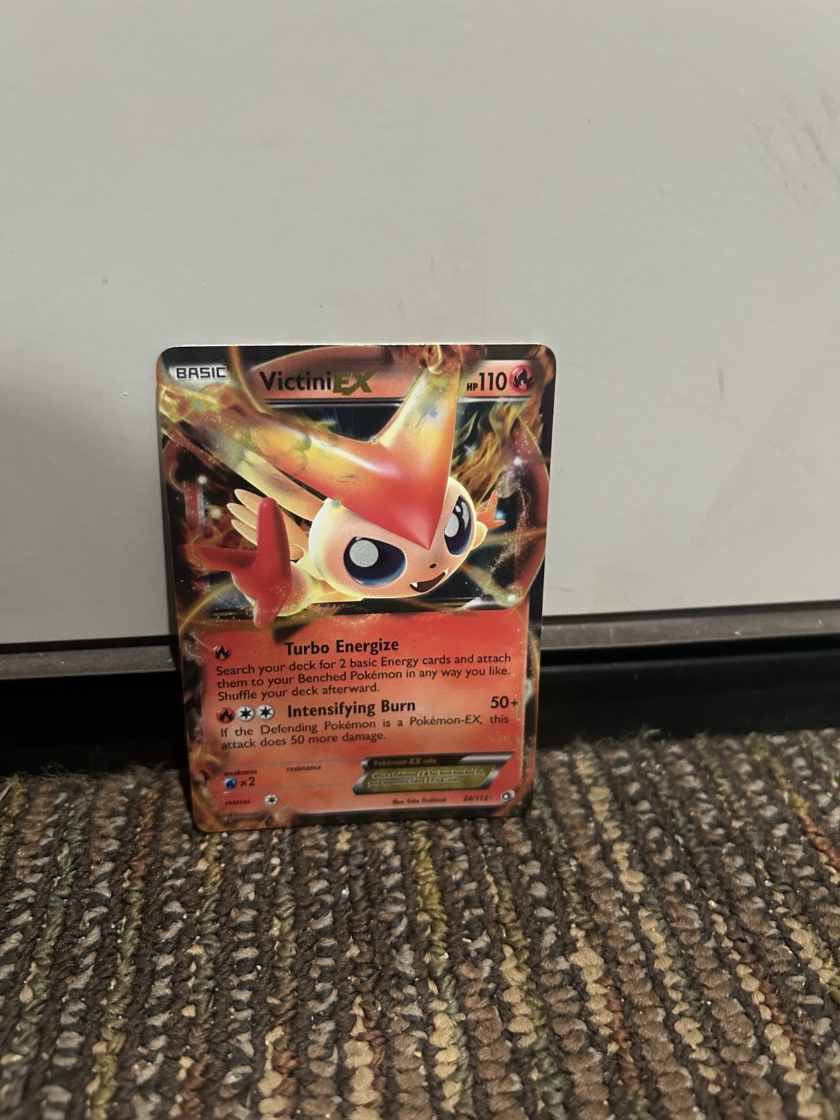 Victini EX 24/113 Legendary Treasures Holo | Pokemon Card