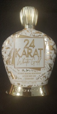 GENUINE Designer Skin 24 Karat White Gold Tanning Lotion 24x  13.5oz Very FRESH!