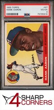 1955 TOPPS #47 HANK AARON BRAVES HOF PSA 4