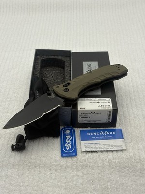 Benchmade 980SBK Turret Manual Opening New In Box Discontinued