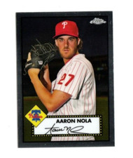2021 Topps Chrome Baseball Platinum Anniversary Aaron Nola Base #206